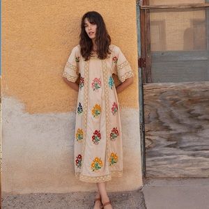 Christy Dawn The Simone Dress
Cream Embroider